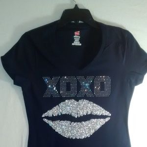 New Graphic Lip Tee Shirt